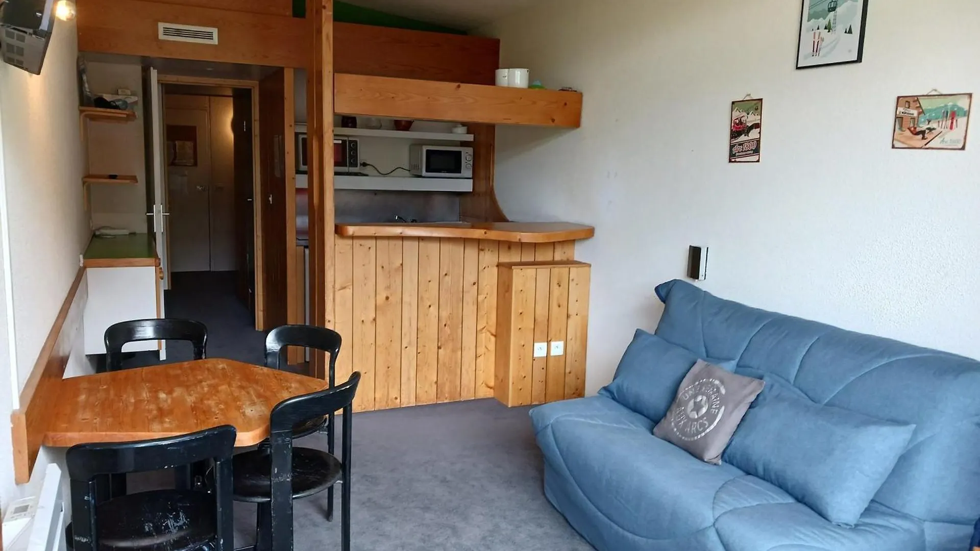 Studio Skis Aux Pieds 5 Pers Avec Balcon, Proche Commerces Et Pistes A Arc 1800 - Fr-1-411-617 Les Arcs  Apartment Les Arcs (Savoie)